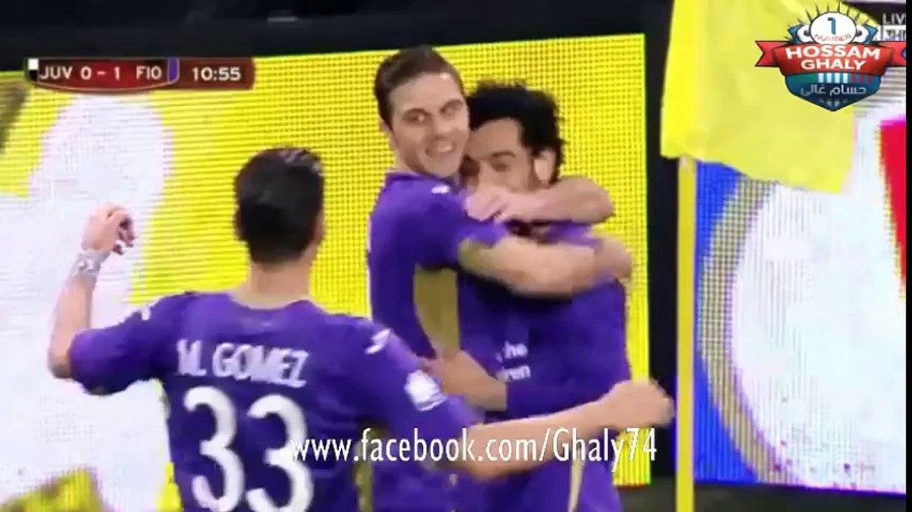 هدف محمد صلاح الاول في اليوفي تعليق كولومبي