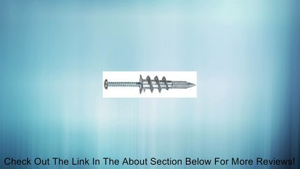 Hillman Fasteners 41408 10-Pack #8 Zinc EZ Anchors - Quantity 5 Review