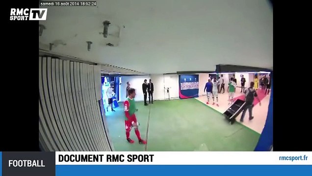 Document RMC Sport Brandao donne un coup de tête à Thiago Motta