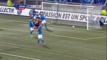 Claudio Beauvue : coup franc exceptionnel face à Concarneau