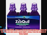 Vicks ZzzQuil Nighttime Sleep-Aid Berry Flavor - 12 fl oz (Pack of 3 (3 ct ea))