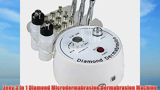 Zeny 3 in 1 Diamond Microdermabrasion Dermabrasion Machine w/ Vacuum & Spray Including 50 Cotton