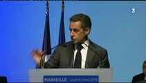 Ne vous dispersez pas, Sarkozy demande de ne pas voter FN [05.03.2015]
