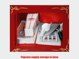 Great Northern Popcorn 6097 8 OZ Foundation Red Full Antique Style Popcorn Popper Machine Complete