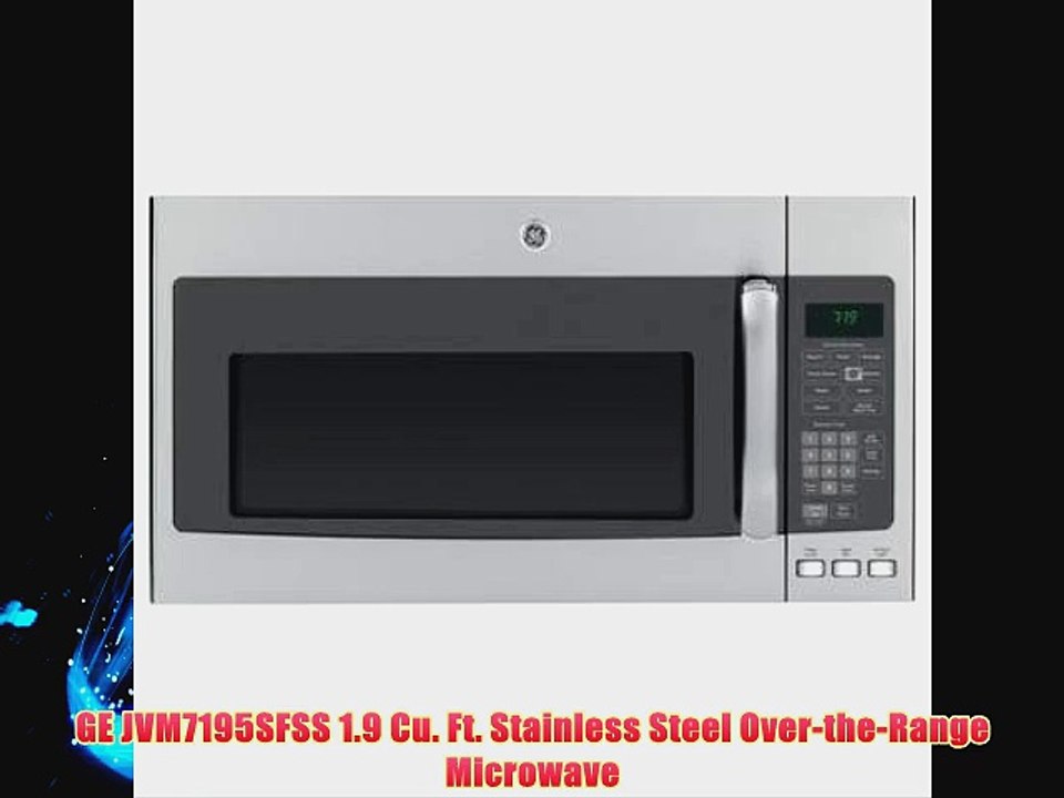 GE JVM7195SFSS 1.9 Cu. Ft. Stainless Steel Over-the-Range Microwave