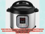 Instant Pot IP-DUO60 7-in-1 Programmable Pressure Cooker 6Qt/1000W Stainless Steel Cooking