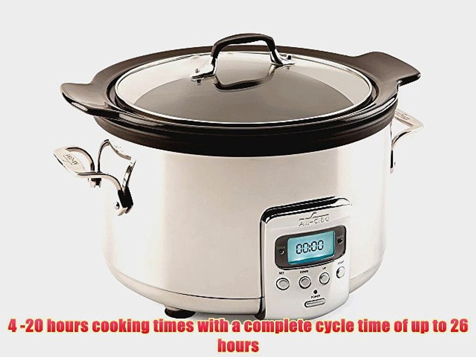 All-Clad SD710851 Slow Cooker with Black Ceramic Insert 4-Quart