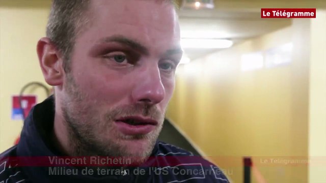 Concarneau-Guingamp. V. Richetin : Malheureusement, l'expérience a fait la différence