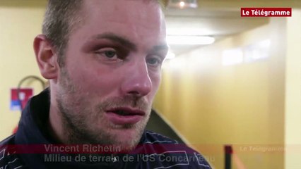 Concarneau-Guingamp. V. Richetin : "Malheureusement, l'expérience a fait la différence"