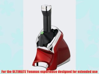 Yonanas 986 Elite Healthy Dessert Maker Red