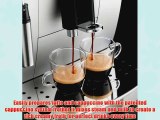 DeLonghi ECAM22110SB Compact Automatic Cappuccino Latte and Espresso Machine