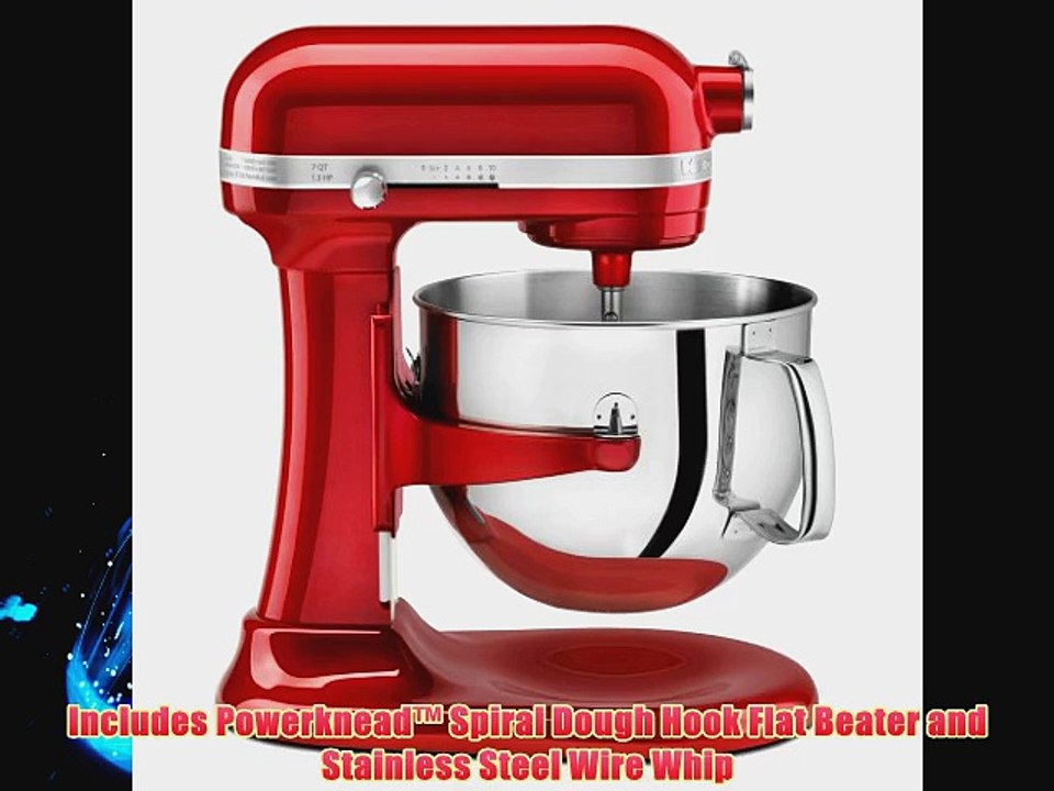 KitchenAid KSM7586PCA 7-Quart  Pro Line Stand Mixer Candy Apple Red