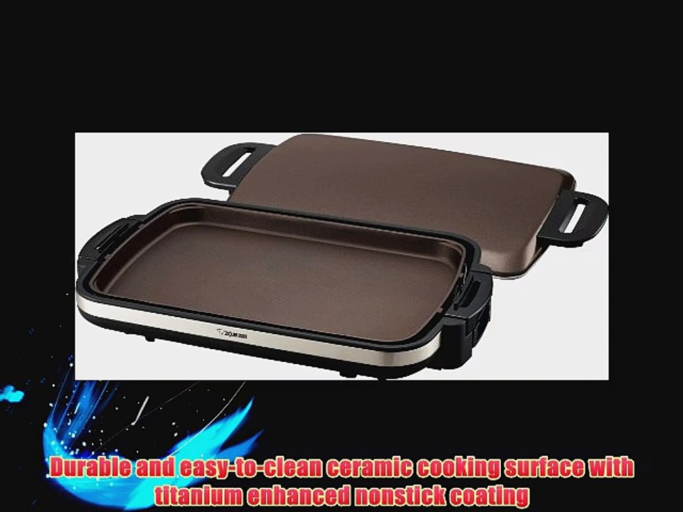 Zojirushi EADCC10 Gourmet Sizzler Electric Griddle video Dailymotion