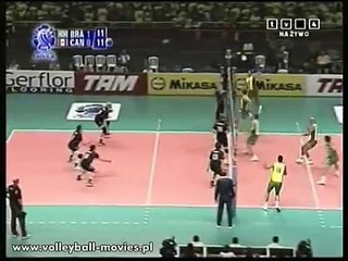 Funny volleyball situation (Brazil - Canada)