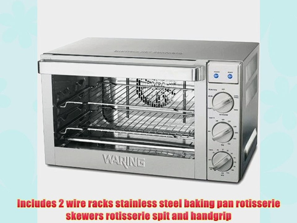 Waring Pro CO1600WR Convection Oven 1.5 Cubic Feet