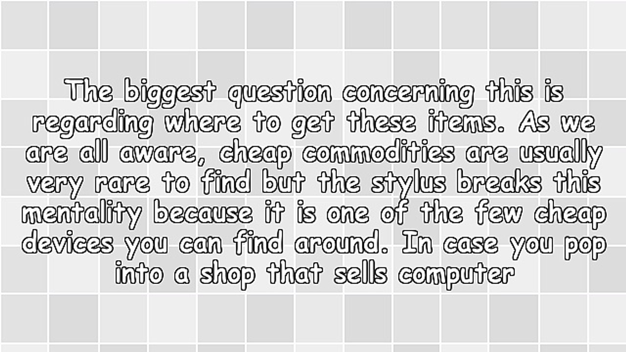 Facts About Cheap Stylus Pens