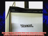 Versonel VSL155TDSS Freestanding Full Keg Kegerator Beer Fridge Dispenser LCD Temp Black/Stainless