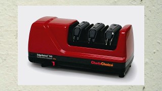 Chef's Choice 120 Diamond Hone 3-Stage Professional Knife Sharpener Red
