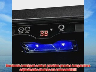 32 BTL Electric Wine Cooler Cellar Chiller Single Zone Blk AZ-ea45ec-75