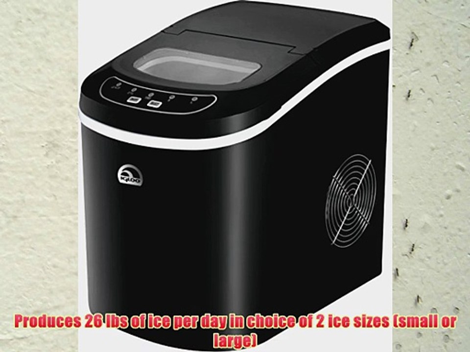 Igloo ICE101-Black Counter Top Ice Maker Black