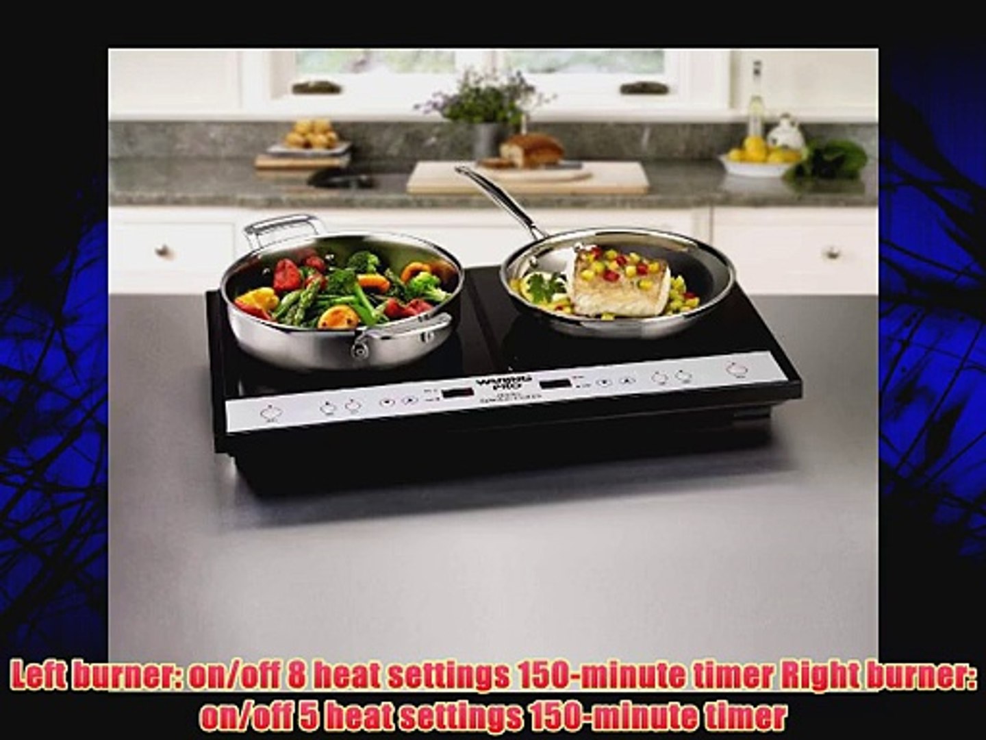 Waring Pro Ict400 Double Induction Cooktop Video Dailymotion
