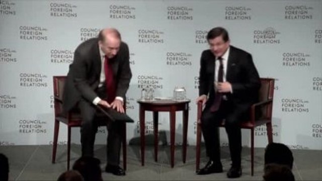 Başbakan Davutoğlu Düşünce Kuruluşu Cfr'nin Kurumsal Konferansına Şeref Konuğu Olarak Katıldı (1) -...