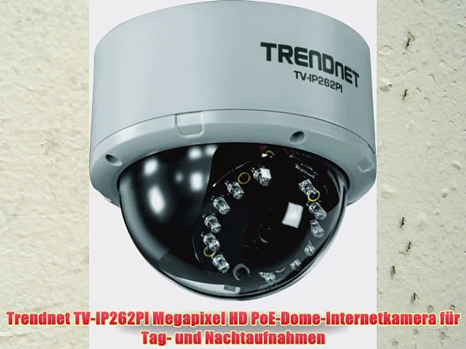 Trendnet TV-IP262PI Megapixel HD PoE-Dome-Internetkamera f?r Tag- und Nachtaufnahmen