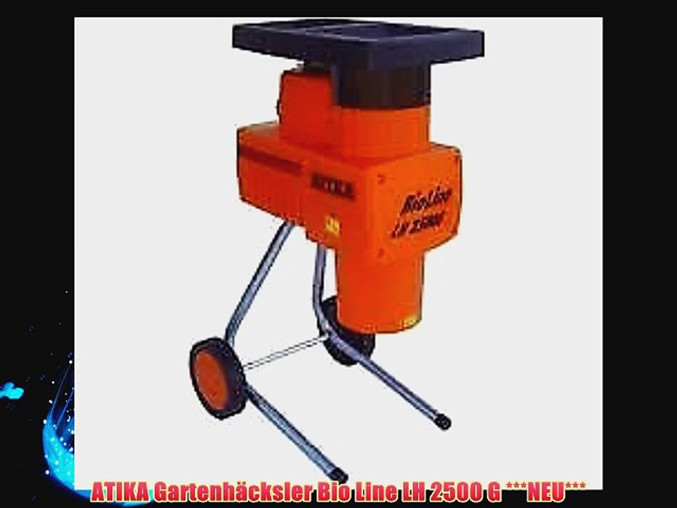 ATIKA Gartenh?cksler Bio Line LH 2500 G ***NEU***