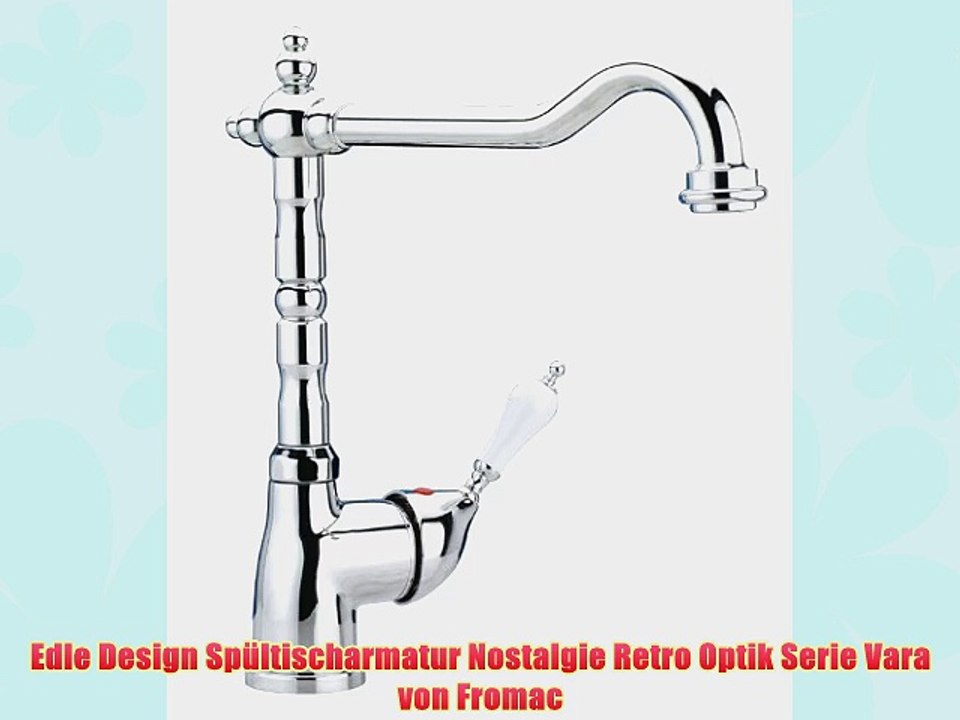 Edle Design Sp?ltischarmatur Nostalgie Retro Optik Serie Vara von Fromac