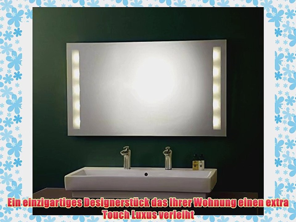 Oramics Bad-/Wandspiegel Spiegel mit LED-Beleuchtung - Modell Lysandros - Breite: 1500mm