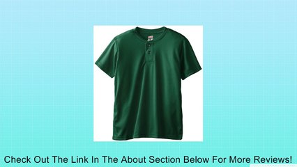 Soffe Big Boys' Dri Fit Baseball Henley Review