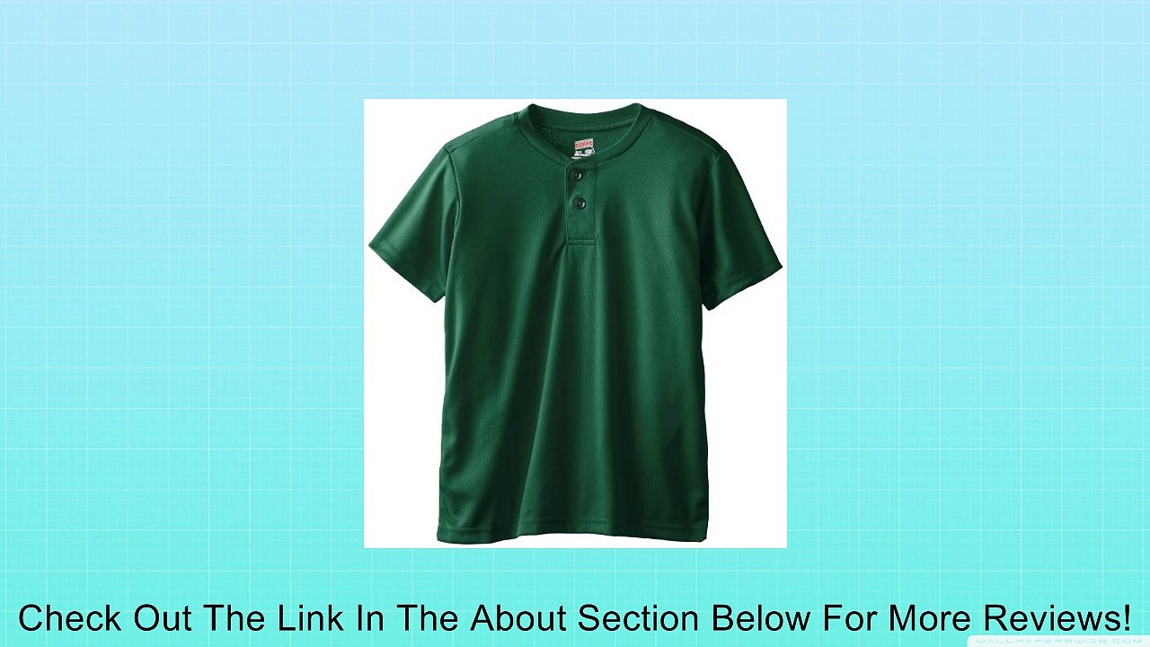 Soffe Big Boys' Dri Fit Baseball Henley Review