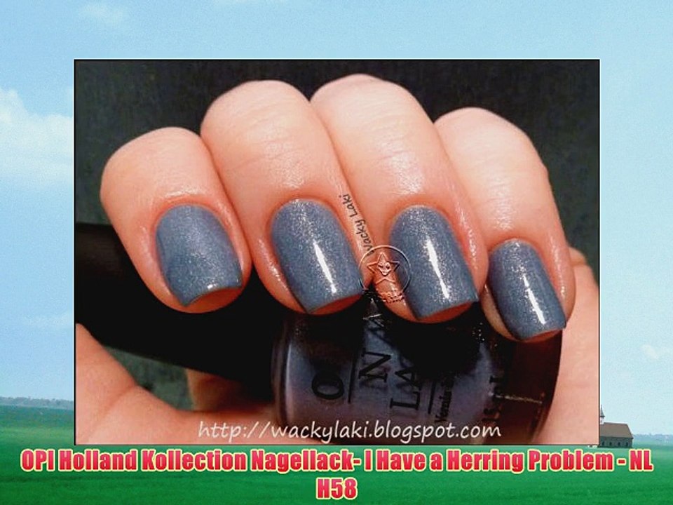 OPI Holland Kollection Nagellack- I Have a Herring Problem - NL H58
