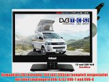 Gelhard GTV-1652 SAT LED TV Fernseher 16 40cm DVB-S2 /-C/-T DVD USB 230V  12 Volt Energieeffizienzklasse