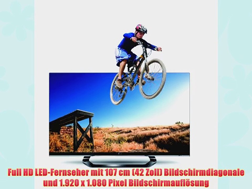LG 42LM640S 107 cm (42 Zoll) Cinema 3D LED Plus Backlight-Fernseher (Full-HD 400Hz MCI DVB-T/C/S2