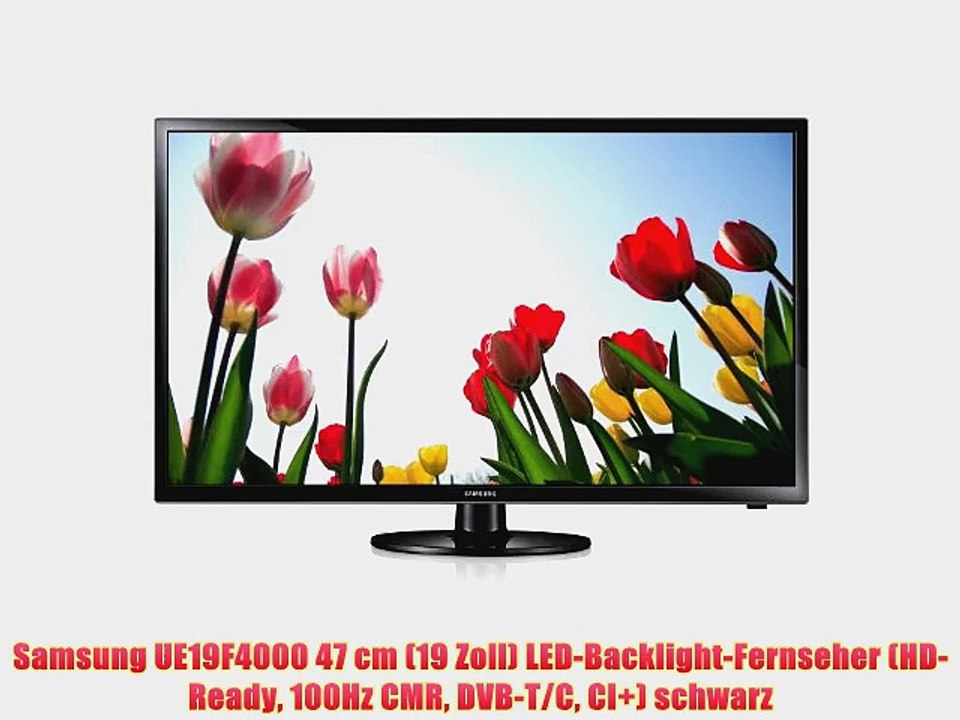 Samsung UE19F4000 47 cm (19 Zoll) LED-Backlight-Fernseher (HD-Ready 100Hz CMR DVB-T/C CI )