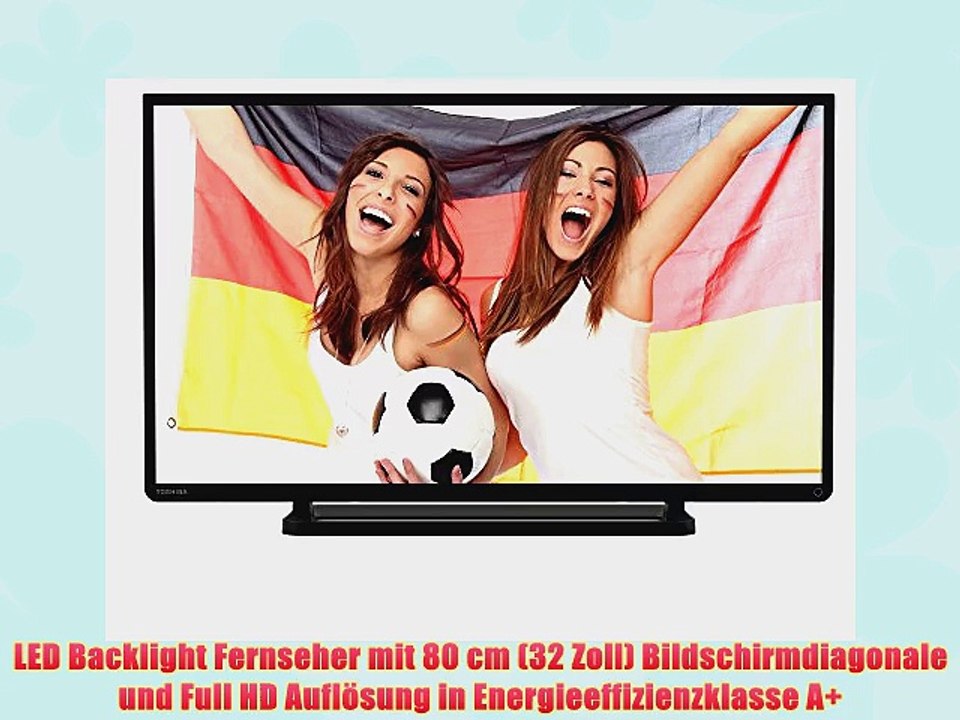Toshiba 32L2441DG 80 cm (32 Zoll) LED-Backlight-Fernseher (Full HD 200Hz AMR DVB-C/-T/-S CI