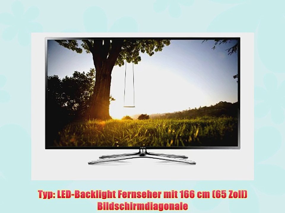 Samsung UE65F6470 166 cm (65 Zoll) 3D-LED-Backlight-Fernseher (Full HD 200Hz CMR DVB-T/C/S2