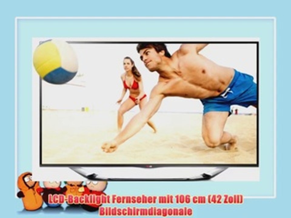 LG 42LA6918 107 cm (42 Zoll) Cinema 3D LED-Backlight-Fernseher EEK A  (Full HD 400Hz MCI WLAN