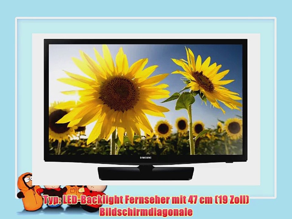 Samsung UE19H4000 472 cm (19 Zoll) LED-Backlight-Fernseher (HD Ready 100Hz CMR DVB-T/C CI )