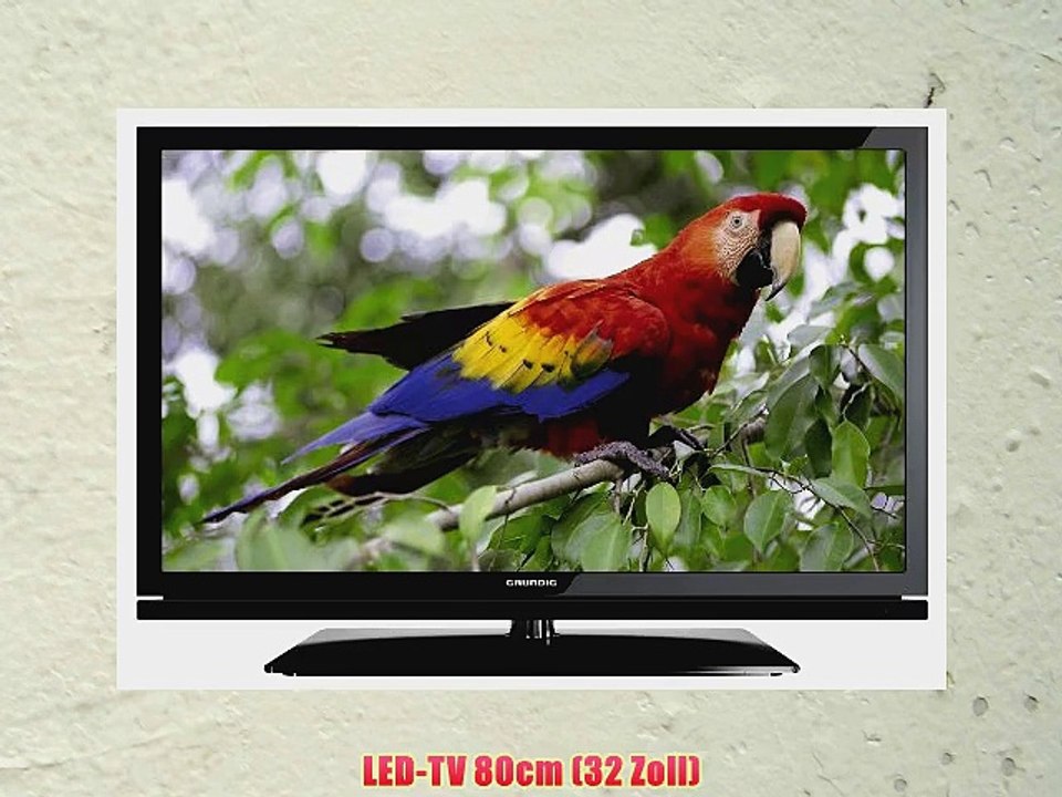 Grundig 32 VLE 7130 BF 80 cm (32 Zoll) LED-Backlight-Fernseher (Full HD 100 Hz DVB-T/C DLNA