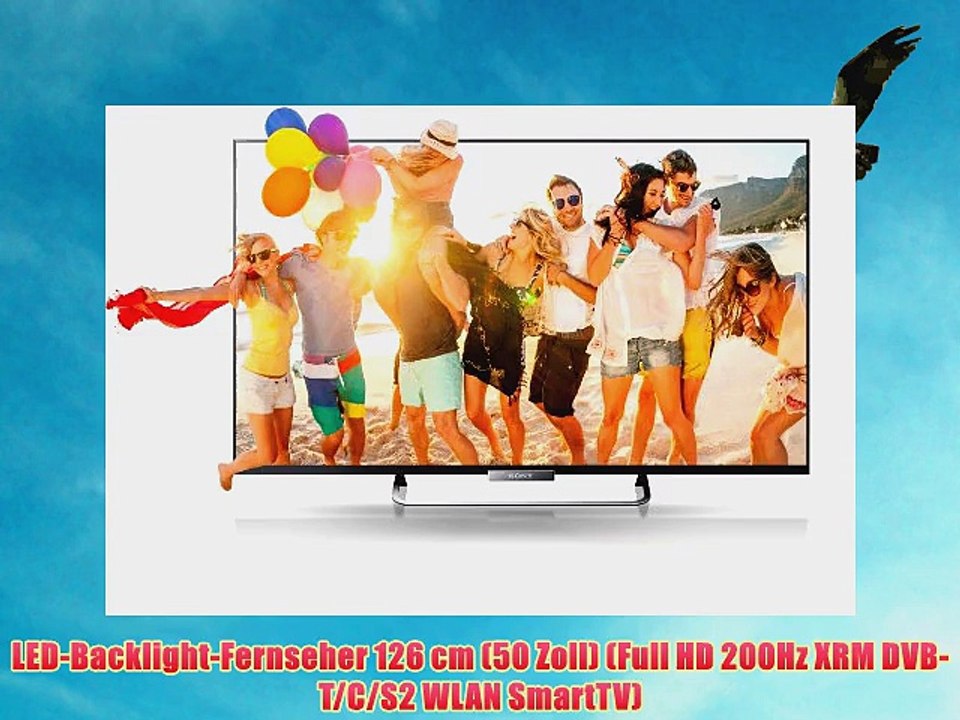 Sony BRAVIA KDL-50W685 126 cm (50 Zoll) 3D LED-Backlight-Fernseher (Full HD 200Hz XRM DVB-T/C/S2