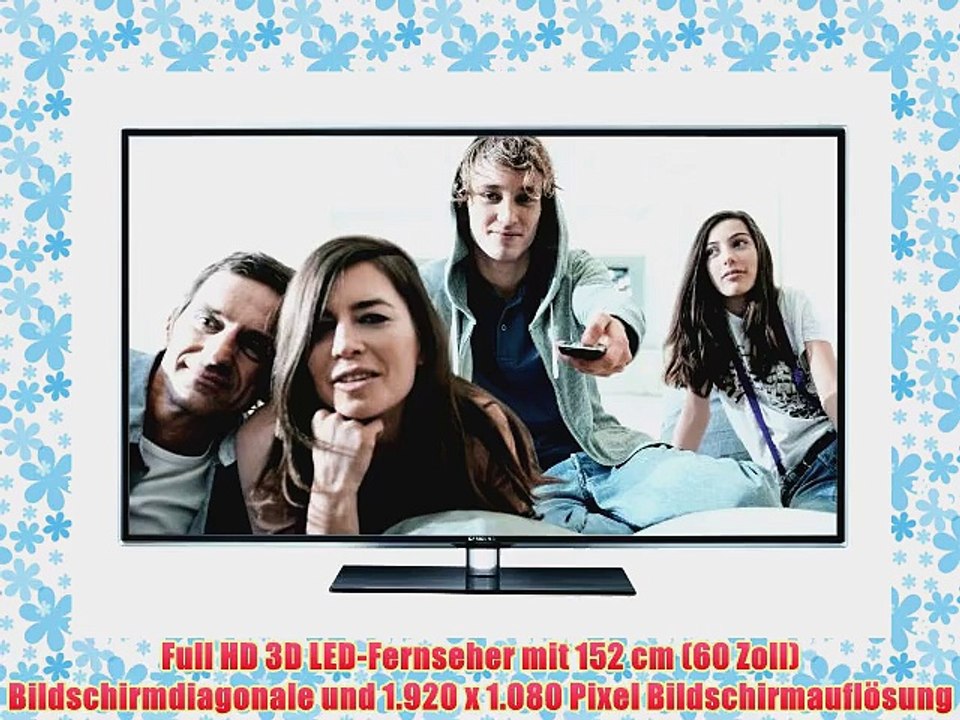 Samsung UE60D6500VSXZG 1524 cm (60 Zoll) 3D-LED-Backlight-Fernseher (Full-HD HD Ready bei 3D