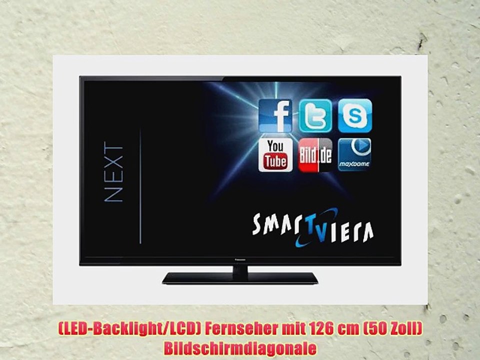 Panasonic TX-L50BLW6 126 cm (50 Zoll) LED-Backlight-Fernseher (Full HD 100Hz blb DVB-S/T/C