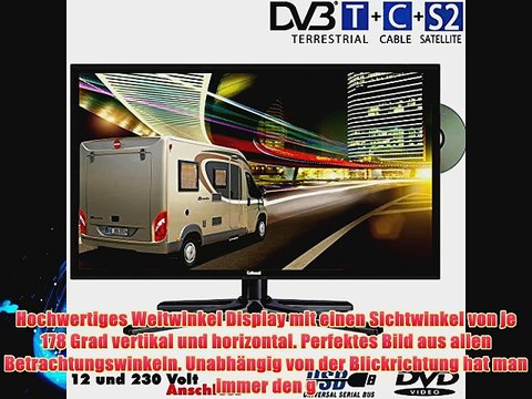 Gelhard GTV-1960 WideSceen LED Fernseher mit 19 Zoll 47 cm DVB-S2 DVB-T DVB-C DVD USB 230V