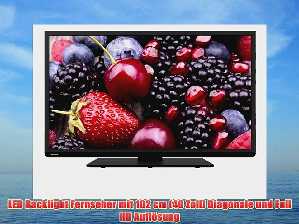 Toshiba 40L3433DG 102 cm (40 Zoll) LED-Backlight-Fernseher (Full-HD 200Hz AMR DVB-C/-T Smart-TV