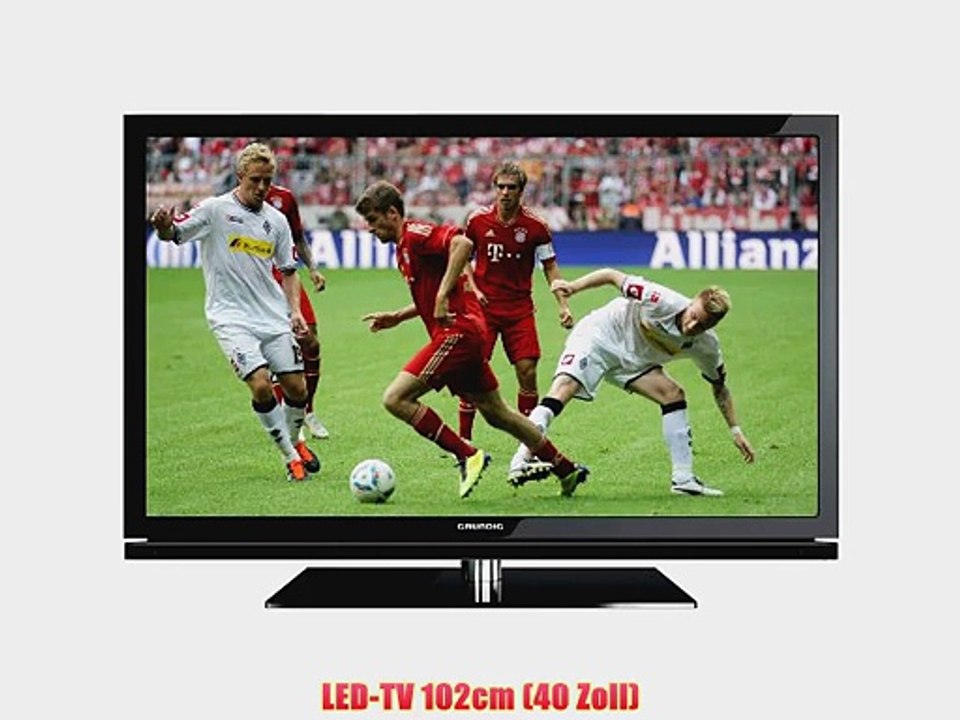 Grundig 40 VLE 8130 BG 102 cm (40 Zoll) LED-Backlight-Fernseher (Full HD 400 Hz DVB-T/C/S2