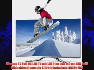 LG 55LM860V 140 cm (55 Zoll) Cinema 3D LED-Backlight Fernseher (Full-HD 800Hz MCI DVB-T/C/S2