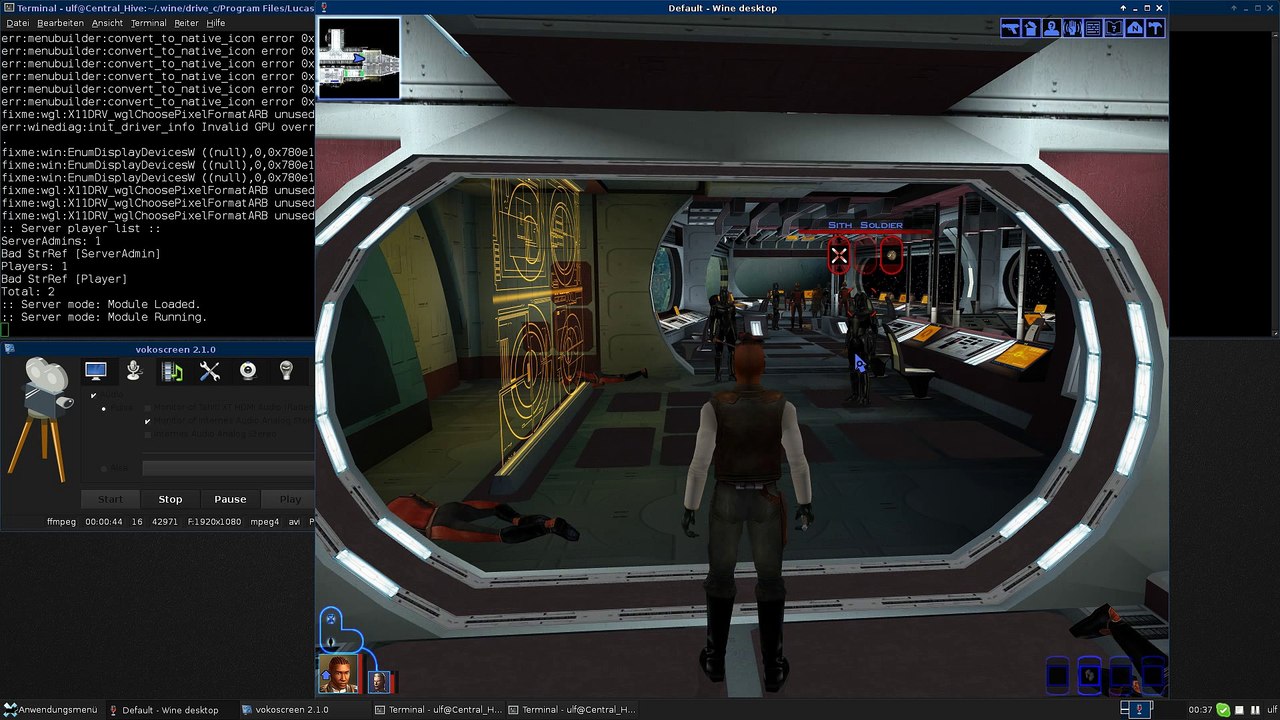 Arch Linux : Kotor 1 Gallium/Mesa (git) [wined3d]