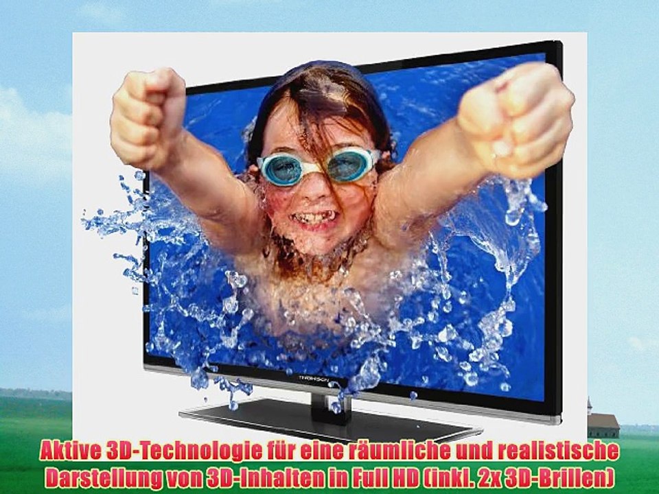 Thomson 50FU6663 127 cm (50 Zoll) 3D-LED-Backlight-Fernseher   (Full-HD 200Hz CMI DVB-C/-T